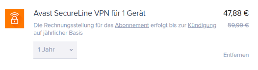 Avast-SecureLine-VPN-Kosten-1gerät-und-1jahr