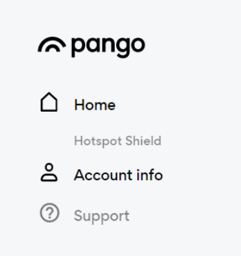 Pango-Account-info-wählen