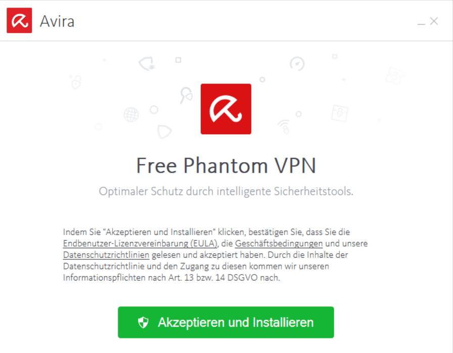 Avira-VPN-Installation